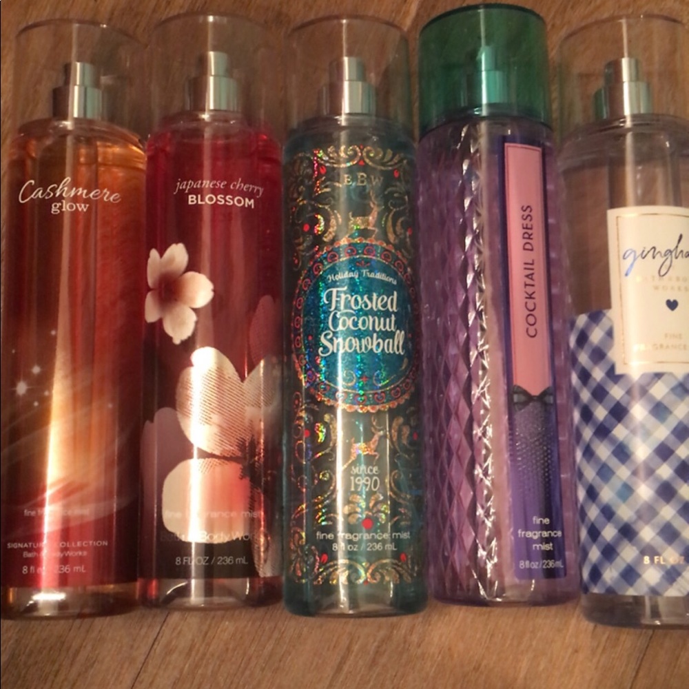 BBW Bath and body works/body sprays Bundle